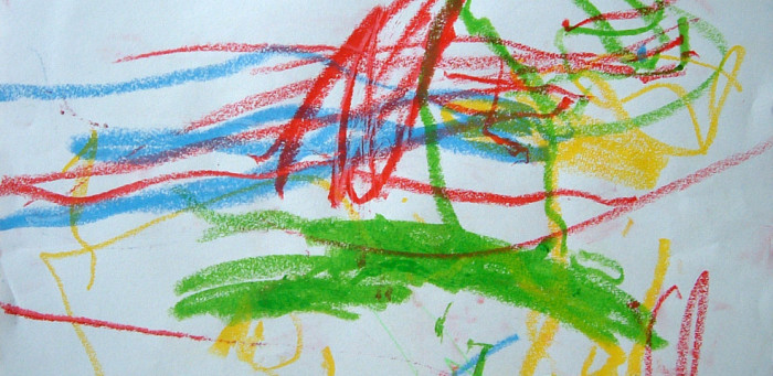 Photo credit: Wikimedia Commons, user Zeimusu. URL: http://commons.wikimedia.org/wiki/File:Child_scribble_age_1y10m.jpg